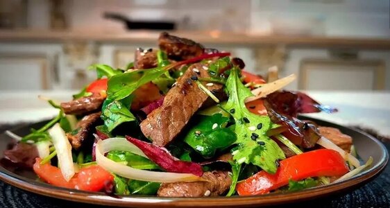 Фото Салат с говядиной